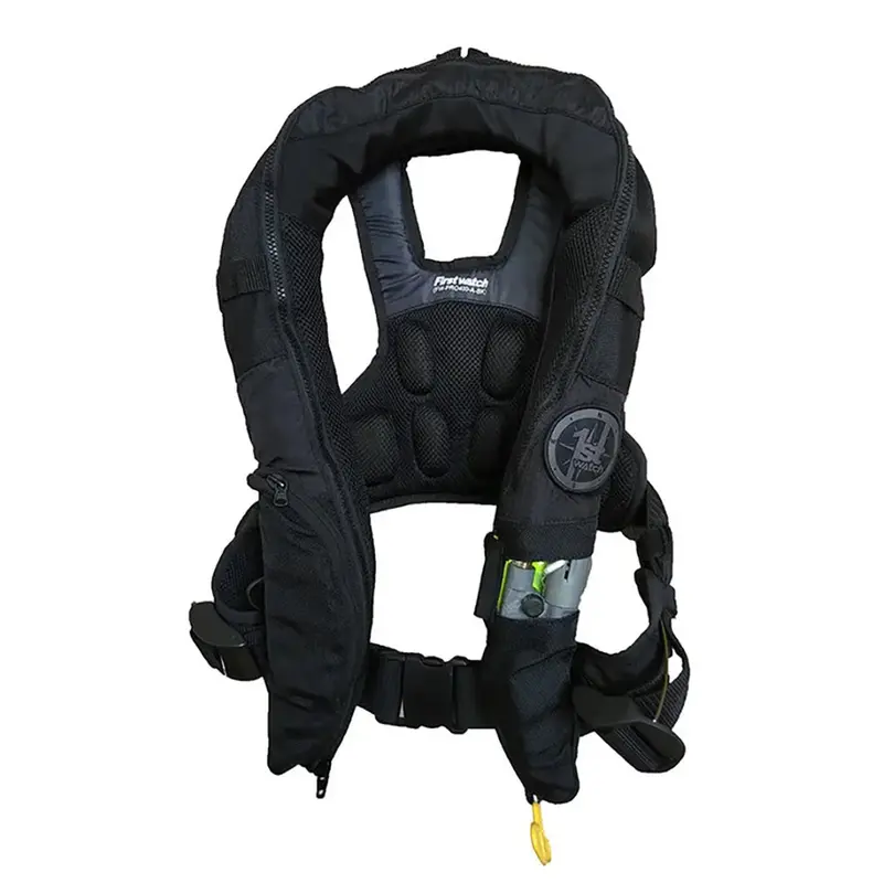 First Watch Fw-40Proa/M Auto/Manual Inflatable Pfd – 38G Buoyancy, Black [Fw-40Proa/M-Bk] 1