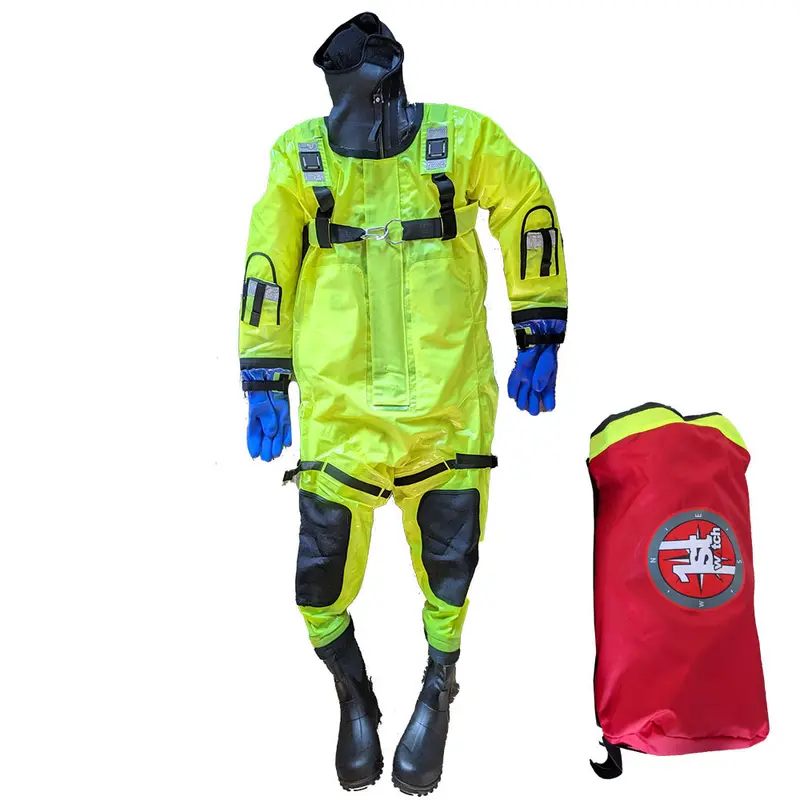 First Watch Rs-1008 Ice Rescue Suit – Hi-Visibility Yellow, Jumbo Size For Users Over 6 Feet [Rs-1008-Hv] 1