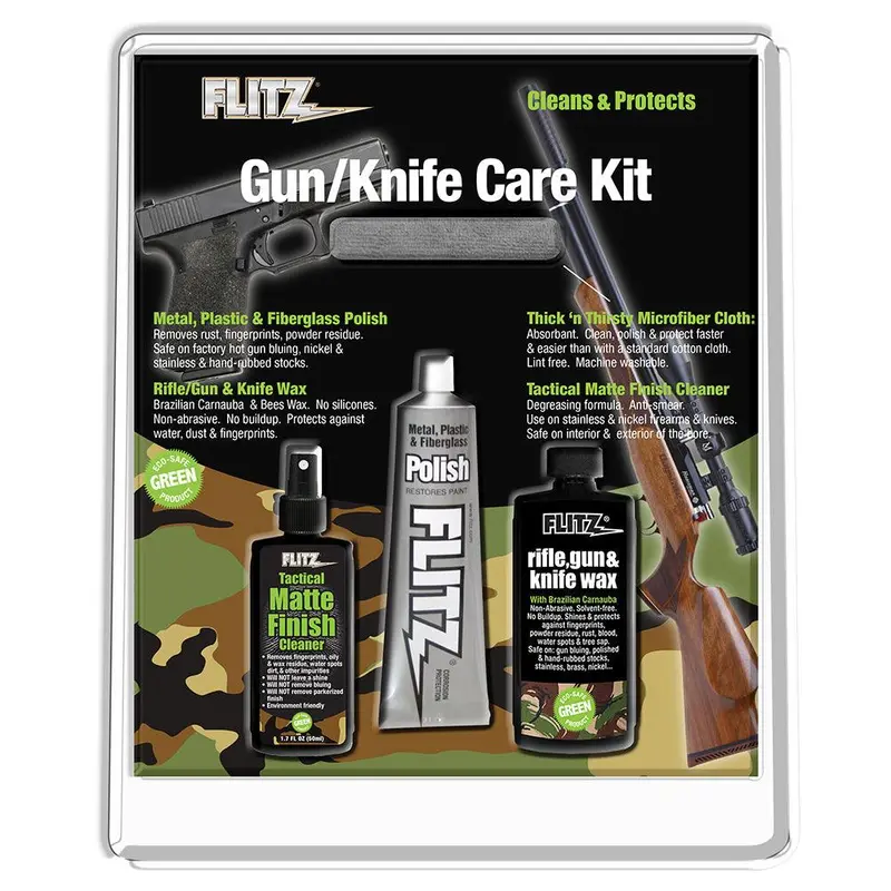 Flitz Kg 41501 Knife & Gun Care Kit – All-In-One Cleaning & Protection Set [Kg 41501] 1