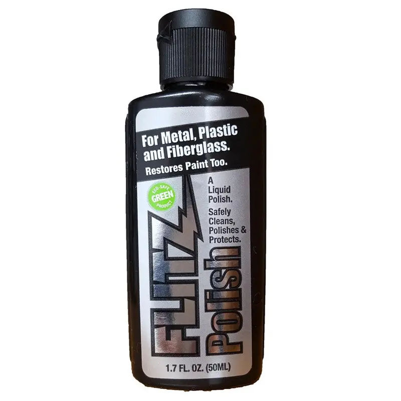 Flitz Liquid Metal Polish – 1.7 Oz Bottle For Marine & Automotive Surfaces 1