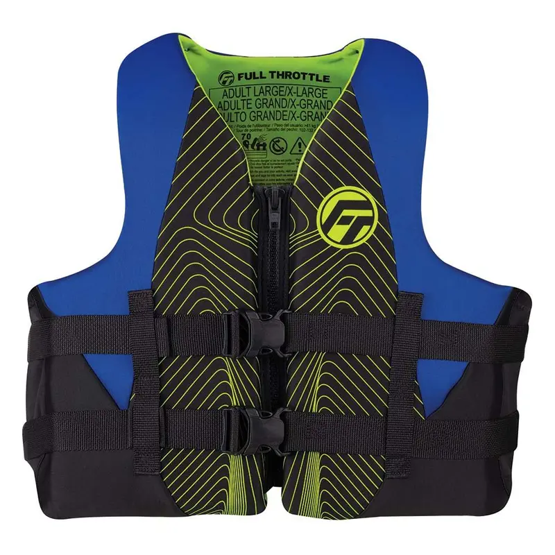 Full Throttle Adult Rapid-Dry Life Jacket — L/Xl, Blue/Black [142100-500-050-22] 1