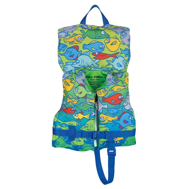 Full Throttle Character Life Vest For Infants & Toddlers – Fish Design, Under 50 Lbs (104200-500-000-15) 1