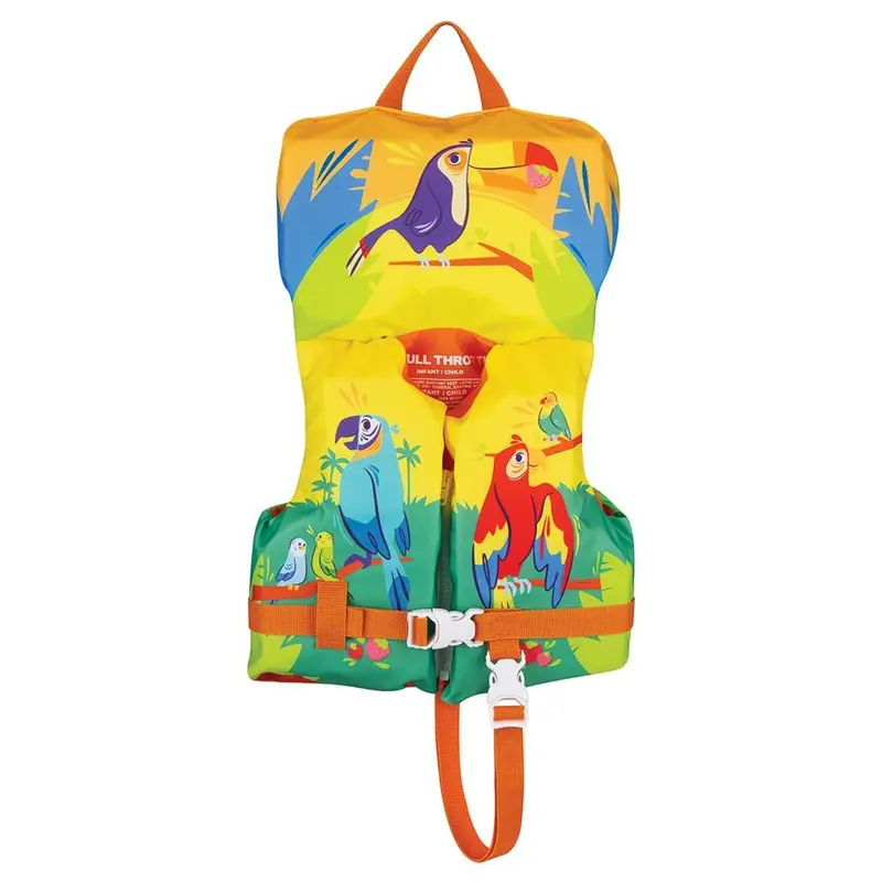 Full Throttle Infant/Child Character-Themed Life Jacket — Toucan Design [104200-300-000-22] 1