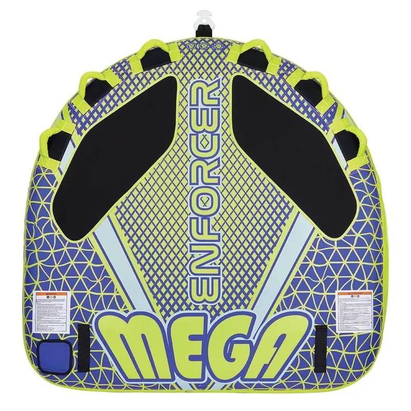 Full Throttle Mega Enforcer 3-Rider Towable Inflatable Tube — Vibrant Yellow Finish [302200-300-003-21] 1