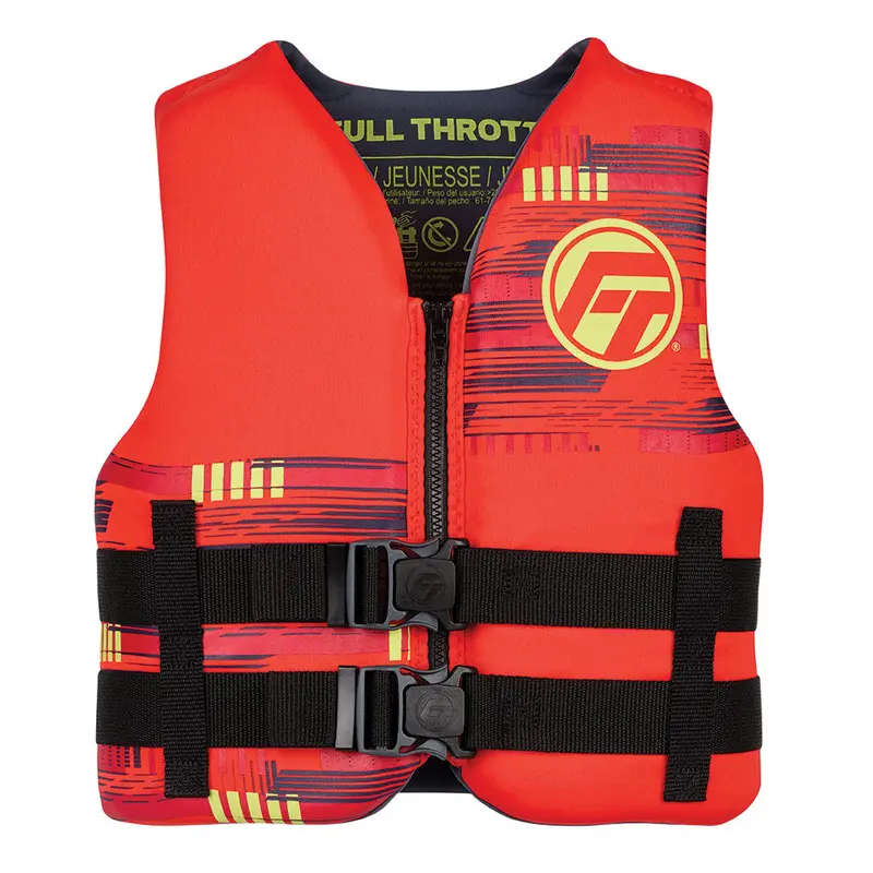 Full Throttle Youth Rapid-Dry Personal Flotation Device – Red 1