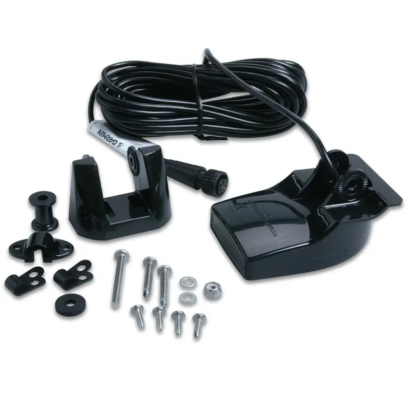 Garmin 200/50 Khz Plastic Transom-Mount Depth And Temperature Transducer – 6-Pin 1