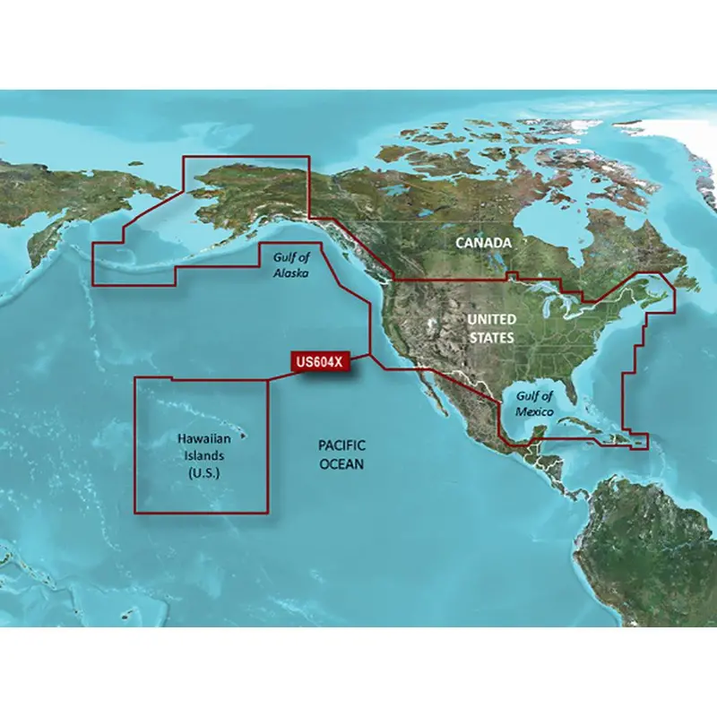 Garmin Bluechart G3 Hd Us & Canadian West Coast Chart – Microsd/Sd, Hxus604X [010-C1018-20] 1