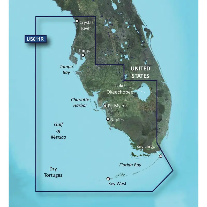 Garmin Bluechart G3 Vision Hd Microsd Card: Southwest Florida (Vus011R) 1