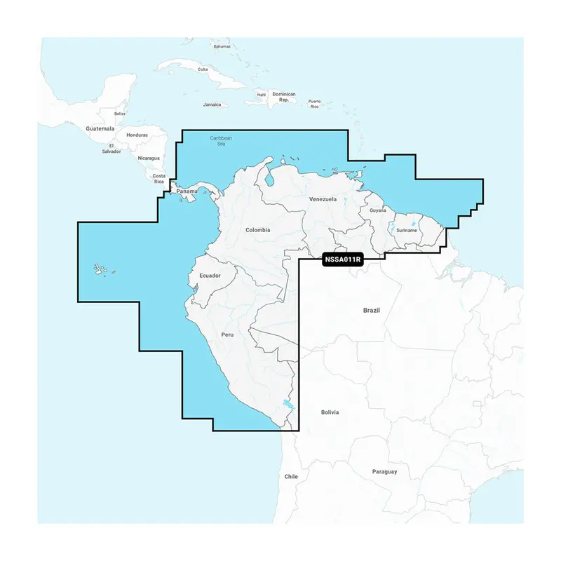 Garmin Navionics+ Chart Card For Northern South America – Nssa011R (010-C1452-20) 1