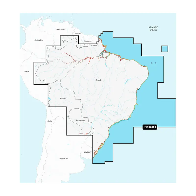 Garmin Navionics Vision+ Chart Card For Brazil – Nvsa012R (010-C1453-00) 1