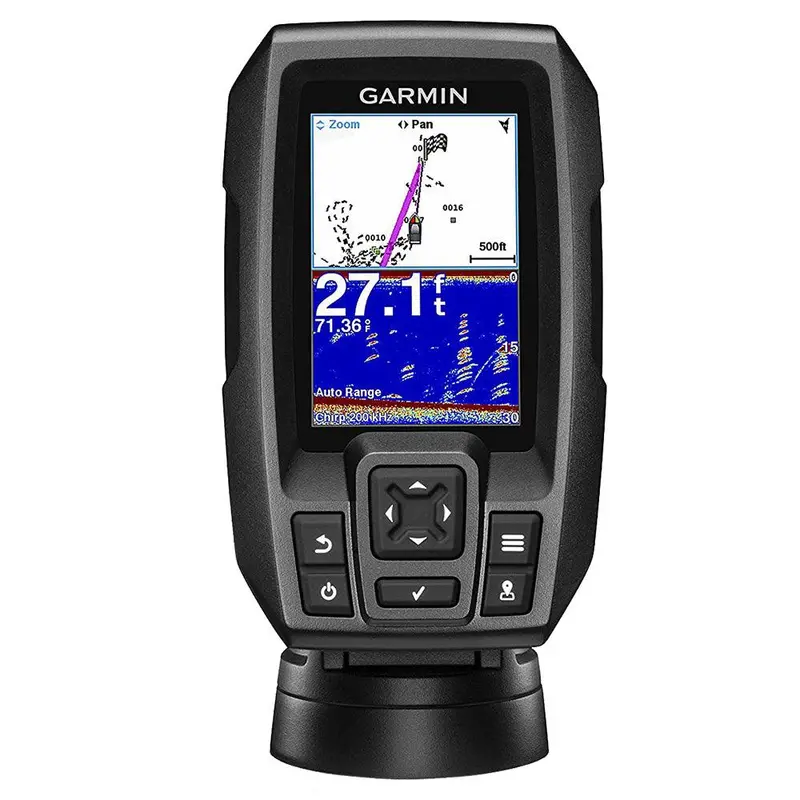 Garmin Striker 4 Fishfinder With Integrated 4-Pin 77/200 Khz Transom Mount Transducer 1