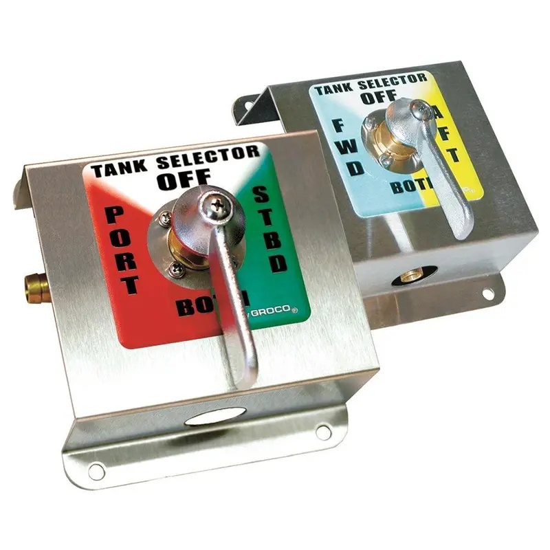 Groco 0.5-Inch 4-Way Fuel Or Water Tank Selector Kit – Model Ts-350-T 1