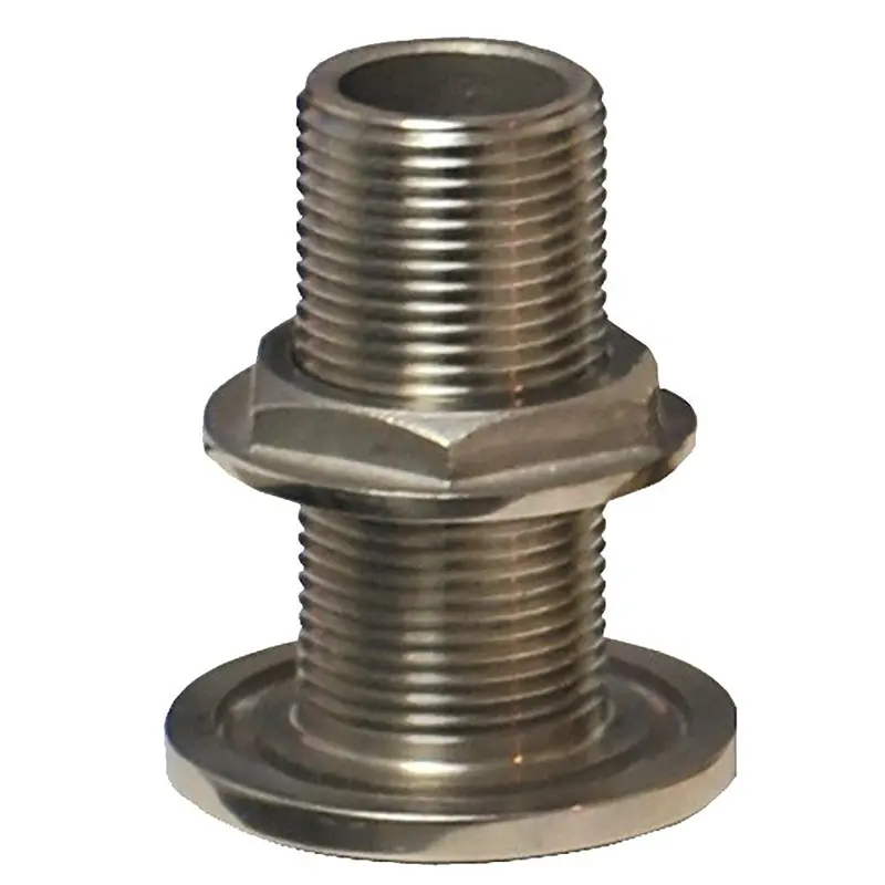 Groco Th-500-Ws 0.5-Inch Stainless Steel Npt Thru-Hull Fitting With Nut 1