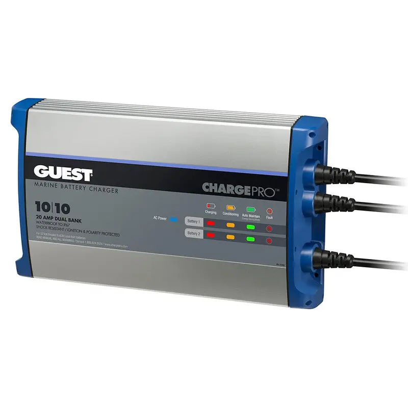 Guest 20A 12V Onboard Battery Charger – Dual-Bank Marine Charging System [2720A] 1