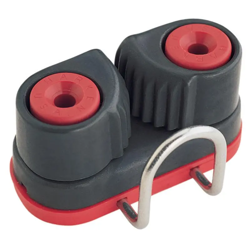 Harken Standard Cam-Matic Aluminum Cleat Kit With Wire Fairlead (Model 327) 1