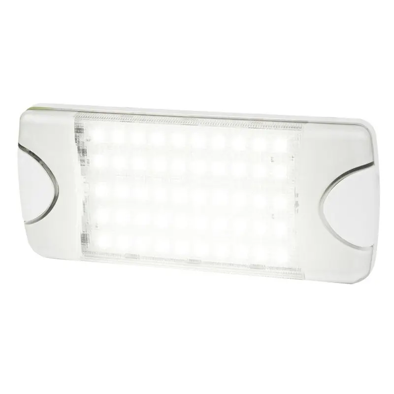 Hella Marine Duraled 50 Low-Profile Dual-Use Lamp – Wide-Angle Cool White Spreader Beam 1
