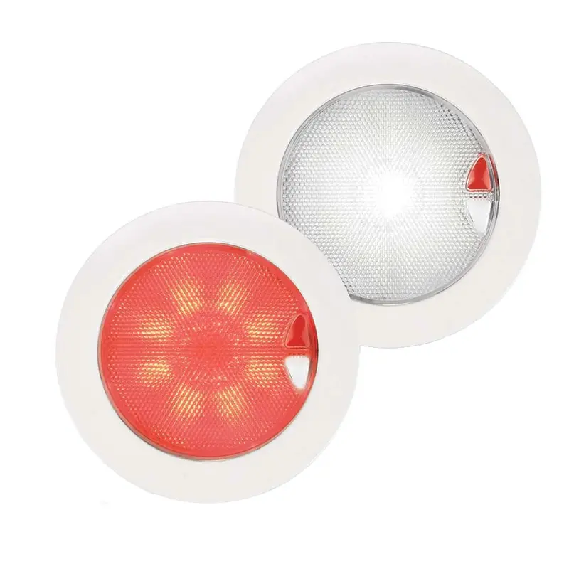 Hella Marine Euroled150 Dual-Color (Red/White) Touch-Control Switch With White Bezel [980630001] 1