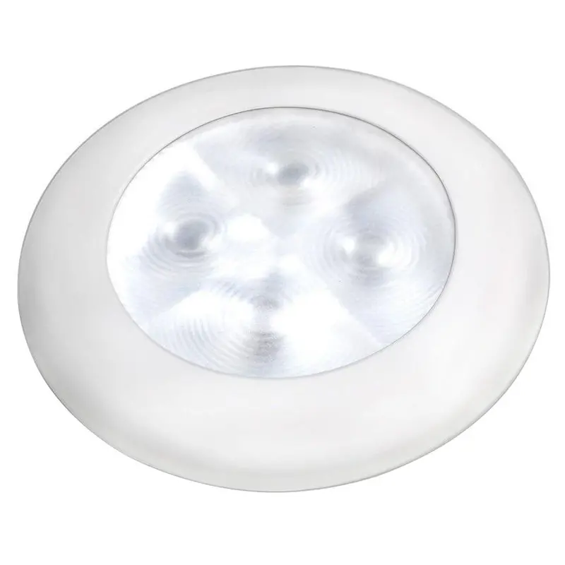 Hella Marine Warm White Courtesy Light With White Bezel (980500741) 1