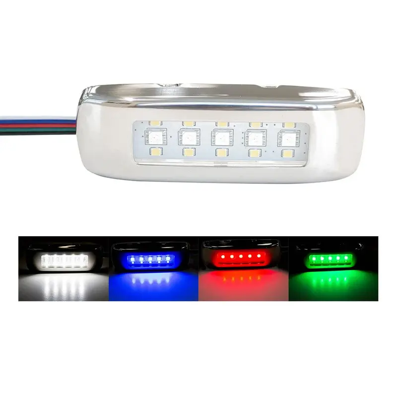 Innovative Lighting Rgbw Tri-Lite Led Fixture With Stainless Steel Bezel (055-43250-7) 1