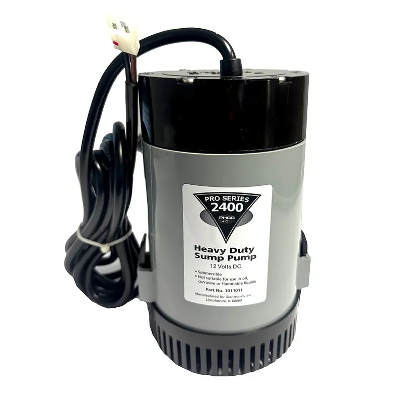 Johnson Pump Pro Series 12V Sump Pump – 2400 Gph Capacity, 10-Foot Max Lift, 1.5-Inch Discharge [1011011] 1