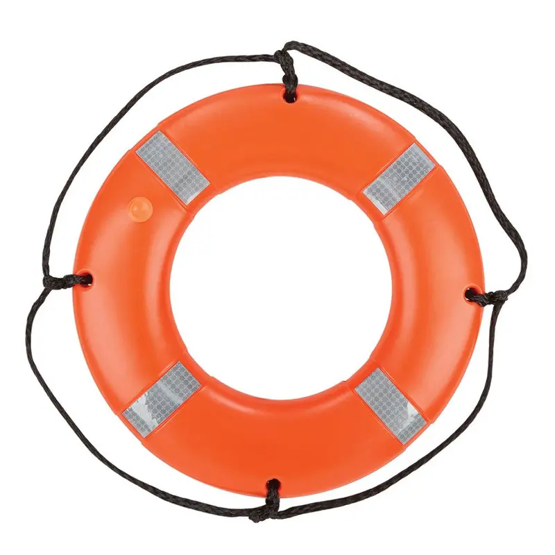 Kent 24-Inch Orange Ring Buoy With Reflective Strips (152200-200-024-13) 1
