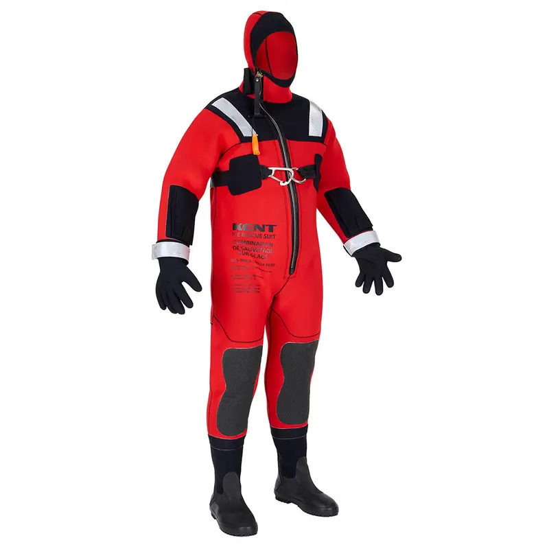 Kent Ice Rescue Suit — Adult Universal Fit, High-Visibility Orange [153902-200-004-25] 1
