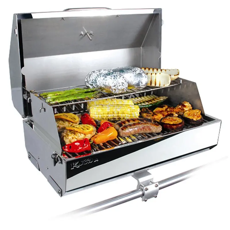 Kuuma Elite 316 Stainless Steel Marine Gas Grill 1