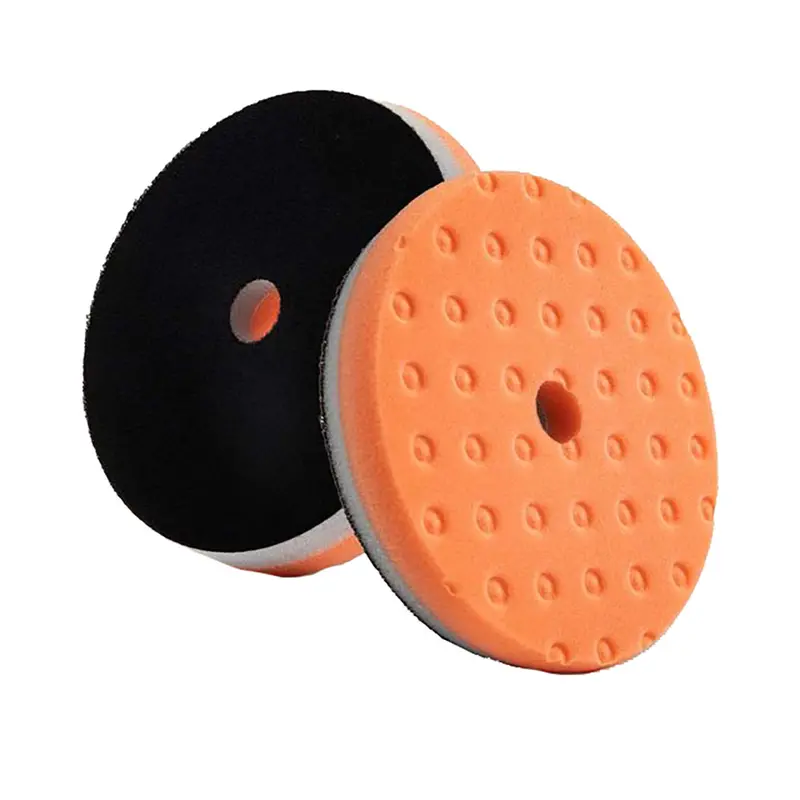 Lake Country Hdo Orange 6.5" Polishing Pad With Ccs Technology – Medium-Fine Cut 1