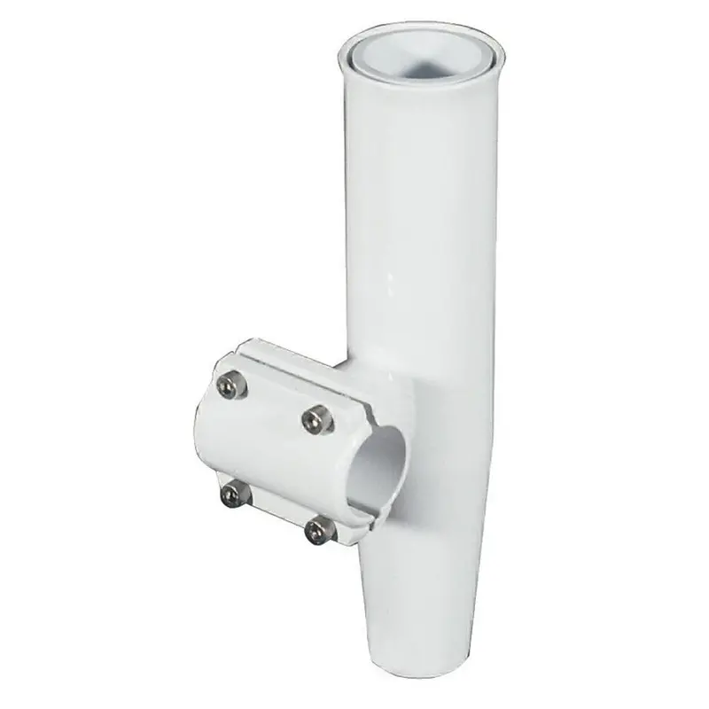 Lee’S Horizontal Clamp-On Rod Holder – White Aluminum, Fits 1.05" Od Pipe – Ra5201Wh 1