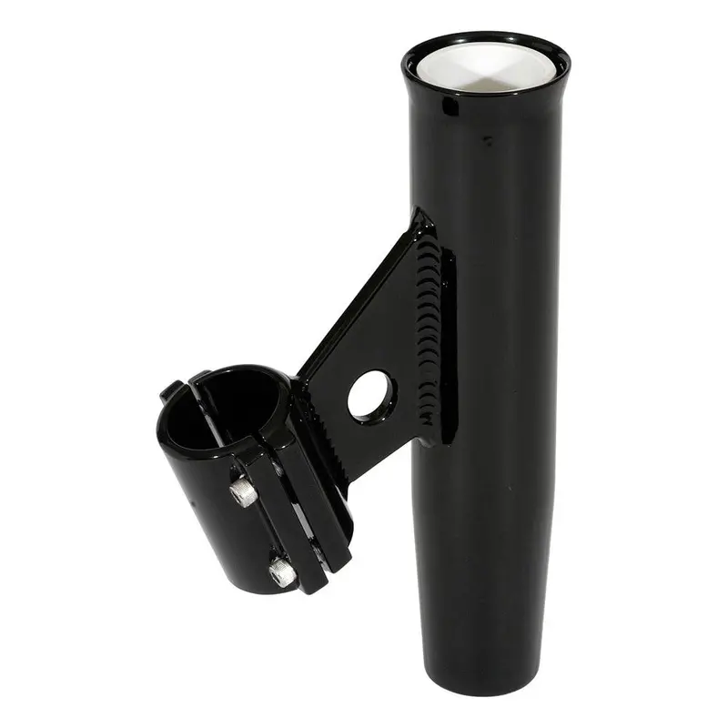 Lee’S Vertical Clamp-On Rod Holder – Black Aluminum, Fits 2.375" Od Pipe – Ra5005Bk 1
