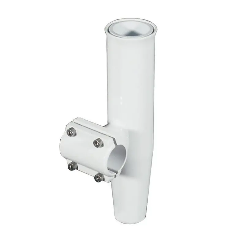 Lee'S White Aluminum Horizontal Clamp-On Rod Holder – Fits 1.900" Od Pipe [Ra5204Wh] 1