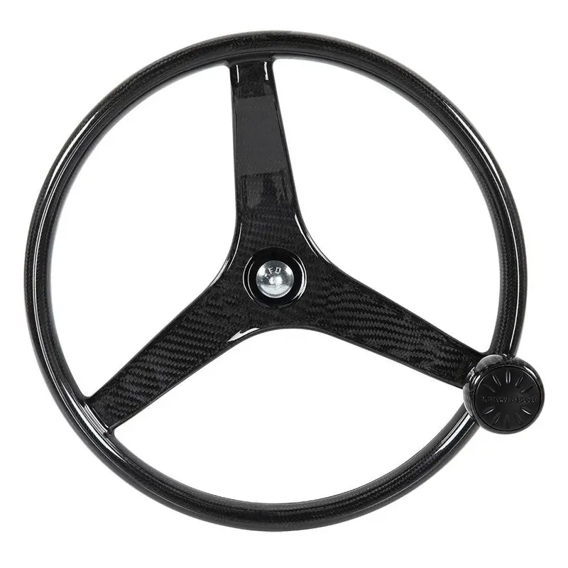 Lewmar Power Grip Carbon Fiber Steering Wheel – Lightweight, Ergonomic Design [89700924] 1