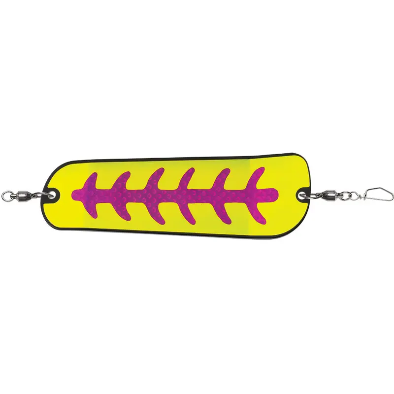 Luhr-Jensen 8.25-Inch Money Roll Flasher – Nuclear Carbon Glow Effect (5860-008-1758) 1