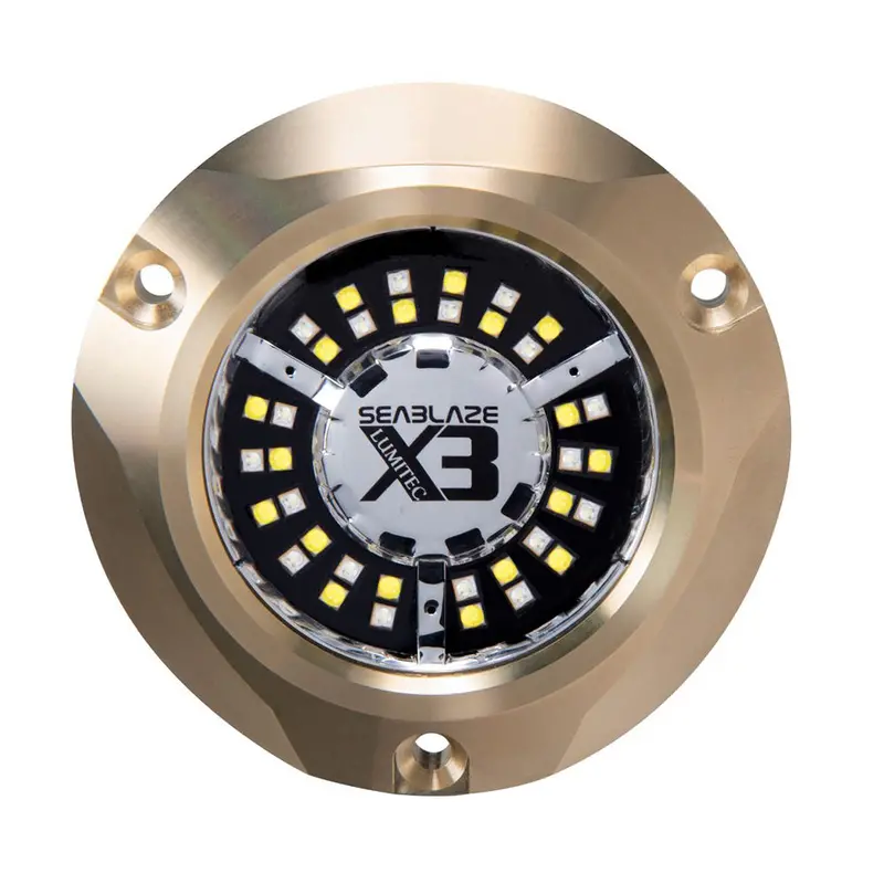 Lumitec Seablaze X3 Dual-Color Underwater Led Light – White + Blue Switchable Marine Light 1