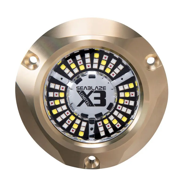 Lumitec Seablaze X3 Spectrum Underwater Led Light – Full-Color Tunable Rgbw Marine Luminaire 1