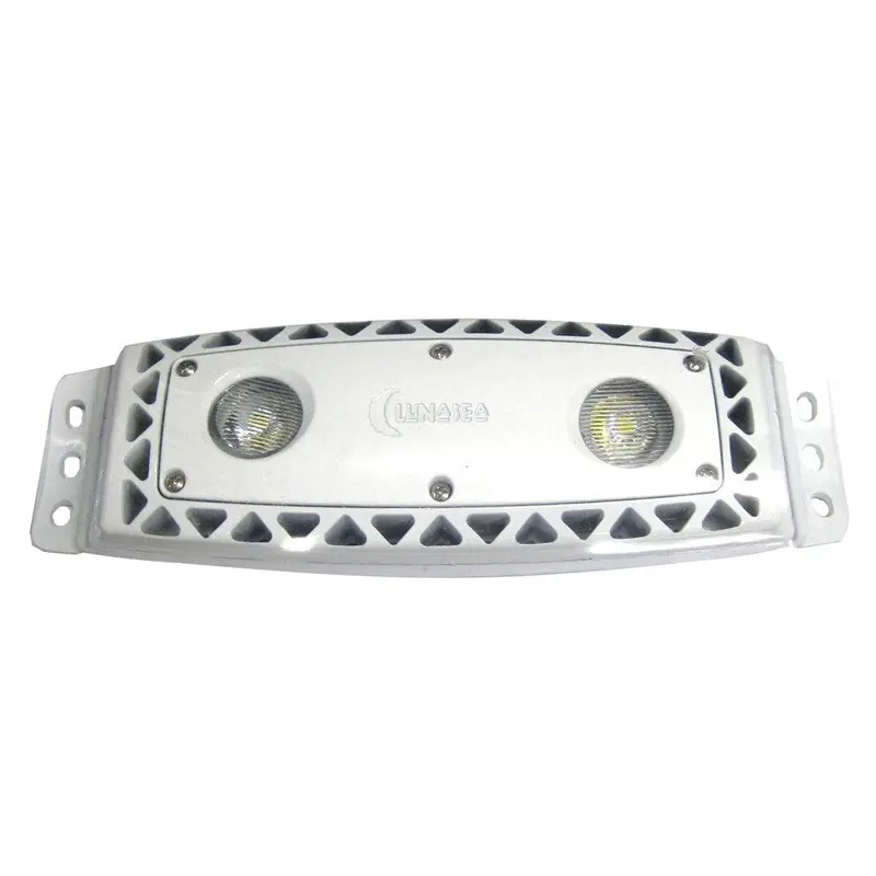 Lunasea Llb-472W-21-10 High-Output Dimmable White Led Spreader Light – 1100 Lumens, Outdoor Marine Grade 1