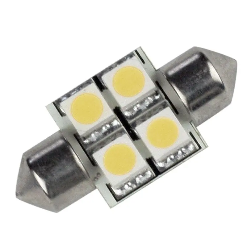 Lunasea Single-Sided 4-Led Festoon Lamp – 10–30V Dc, 0.7W, 60 Lumens, Warm White [Llb-202W-21-00] 1