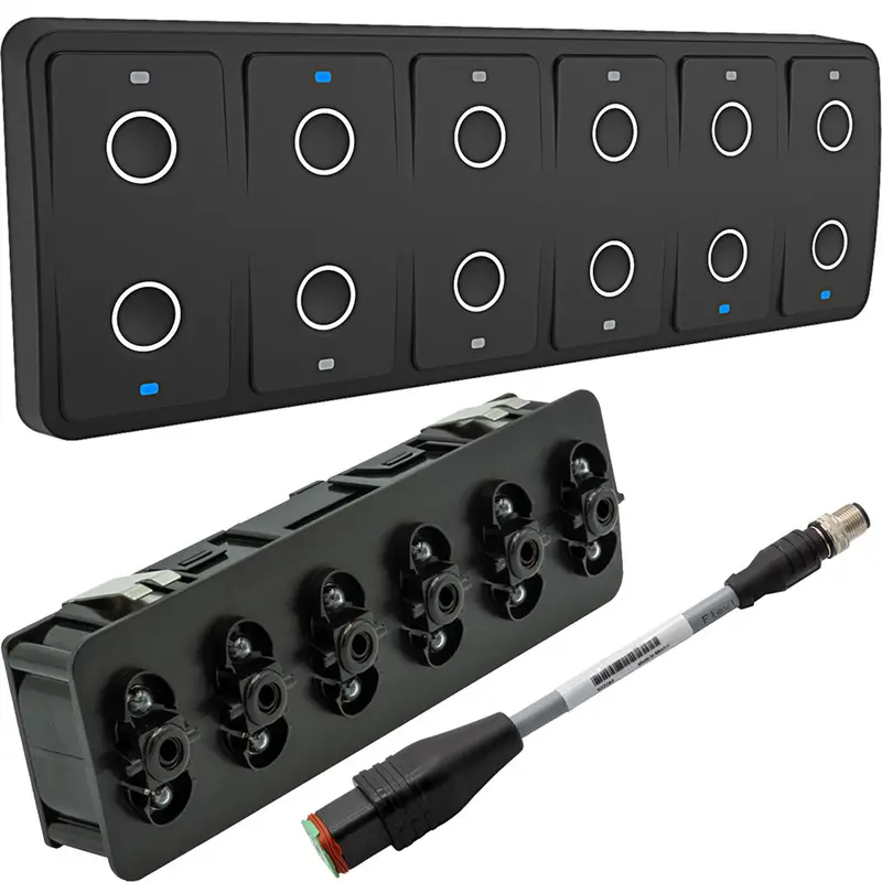 Maretron Ckm12 Keypad With 0.2M Nmea 2000 Adapter Cable 1