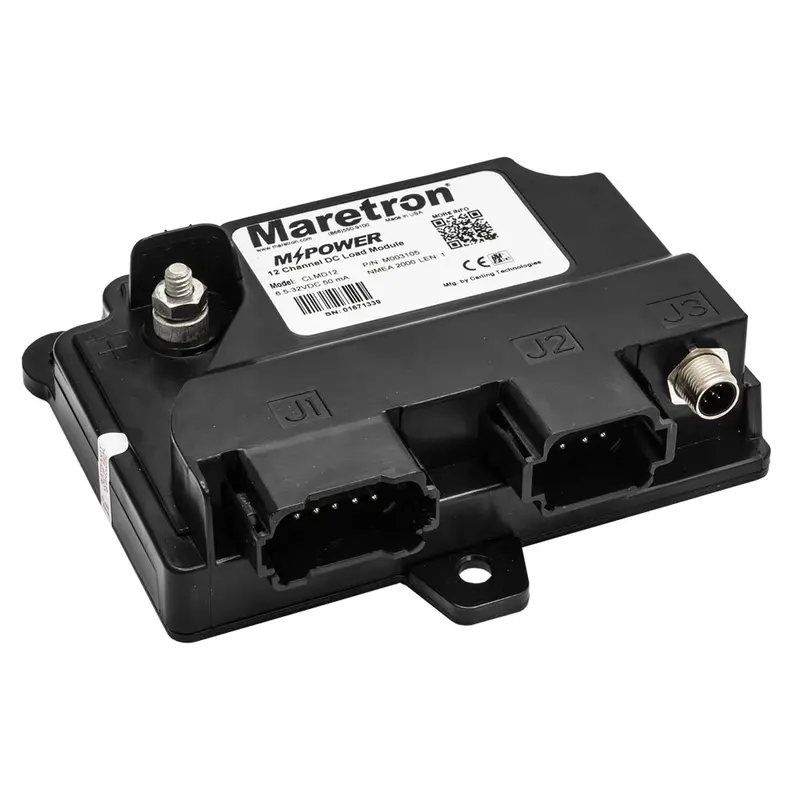 Maretron Clmd12 Mpower 12-Channel Dc Load Controller Module — Nmea 2000 Enabled, No Pre-Attached Connectors 1