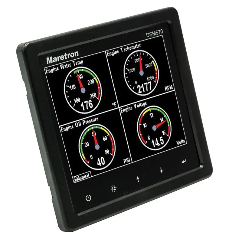 Maretron Dsm570 5.7" High-Resolution Color Display – Black Enclosure 1
