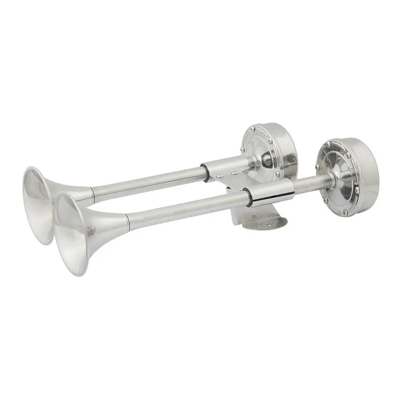 Marinco 12V Compact Dual-Trumpet Electric Horn – Efficient Marine Audio (10011) 1