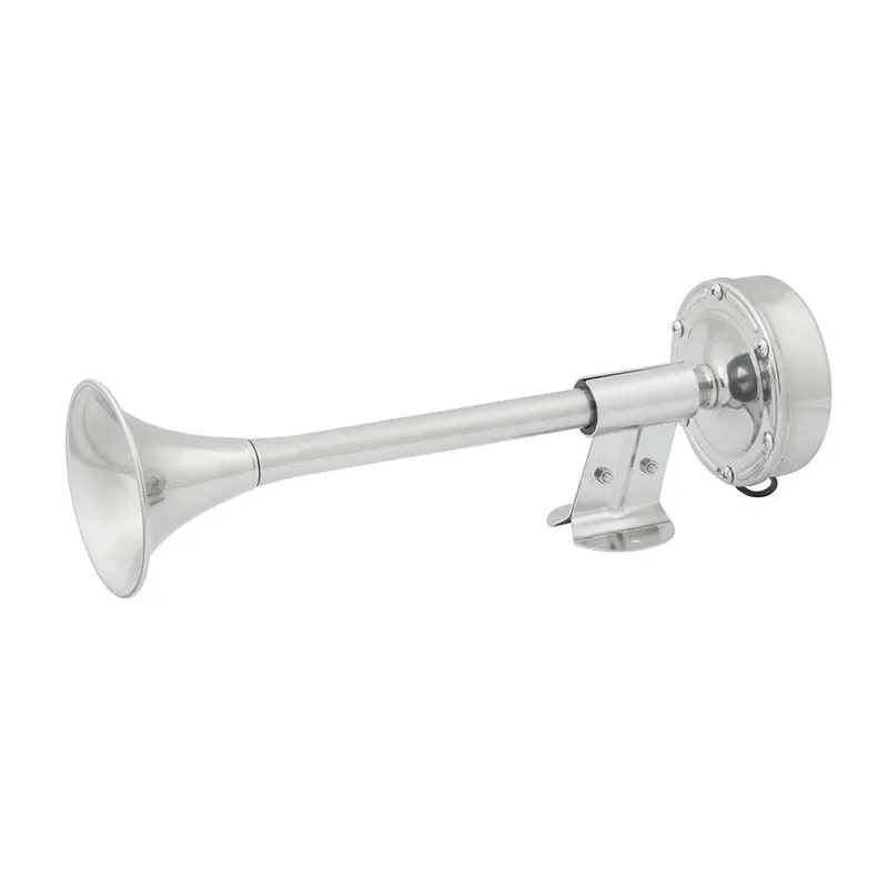 Marinco 12V Compact Single-Trumpet Electric Horn – Low-Profile Warning Device (10010) 1