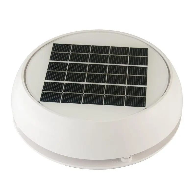 Marinco N20804W Day/Night Solar Vent – 4" White Dual-Mode Ventilator 1