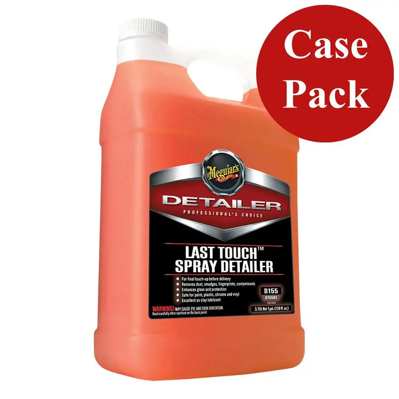 Meguiar’S Last Touch Detailer Spray – 1-Gallon Refill, Case Of 4 [D15501Case] 1