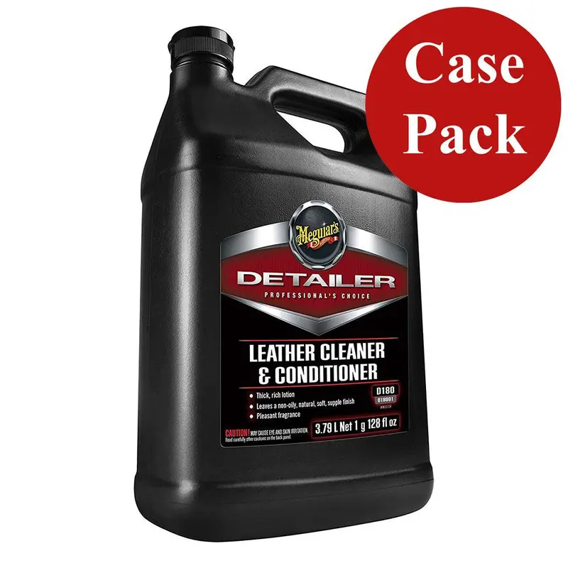 Meguiar’S Leather Cleaner & Conditioner – 1-Gallon Concentrate, Case Of 4 [D18001Case] 1