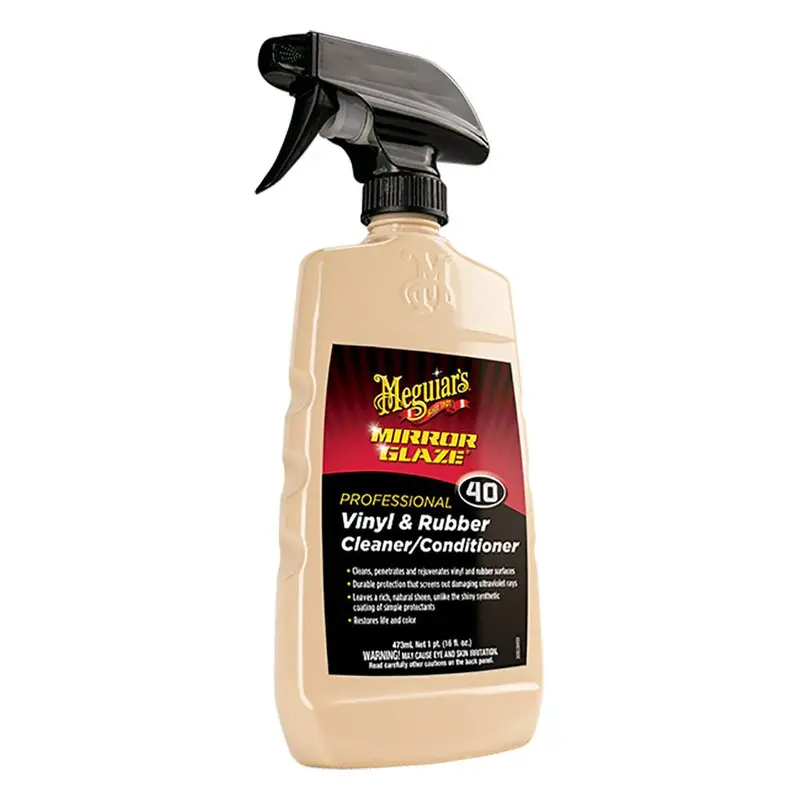 Meguiar’S M40 Mirror Glaze Vinyl & Rubber Cleaner And Conditioner – 16 Oz Bottle 1
