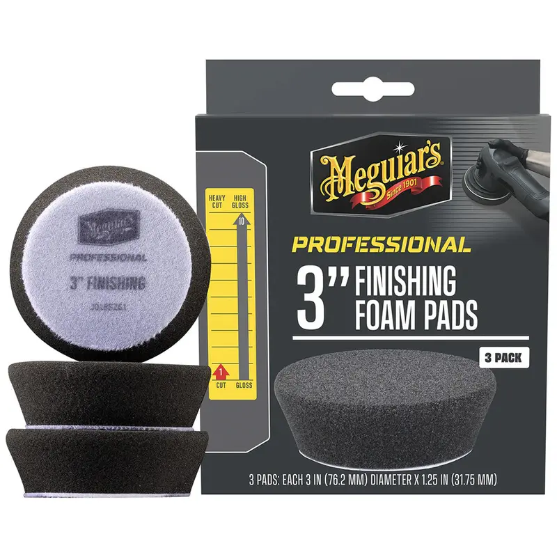 Meguiar'S Pro 3-Inch Swirl-Reducing Finishing Foam Pads (3-Pack) 1