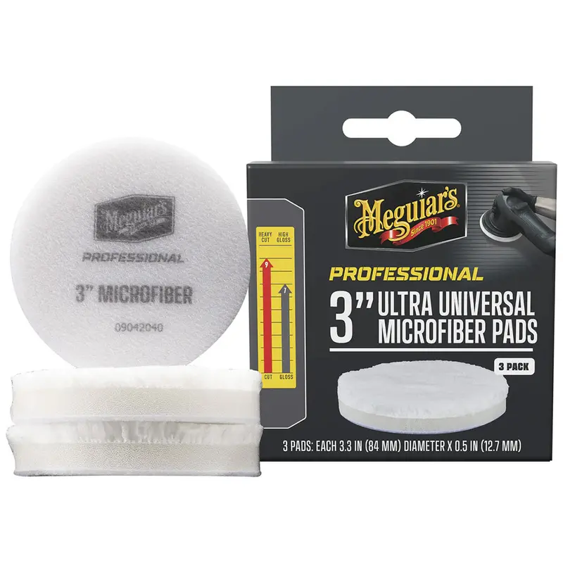 Meguiar’S Pro 3-Inch Ultra Universal Microfiber Pads – 3-Pack 1