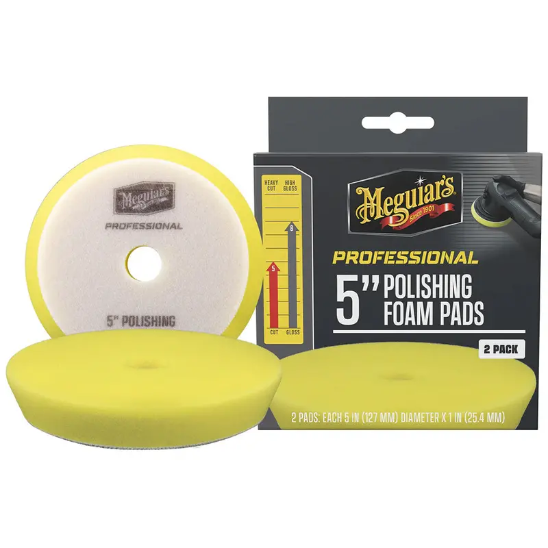 Meguiar’S Pro 5-Inch Polishing Foam Pads – 2-Pack 1