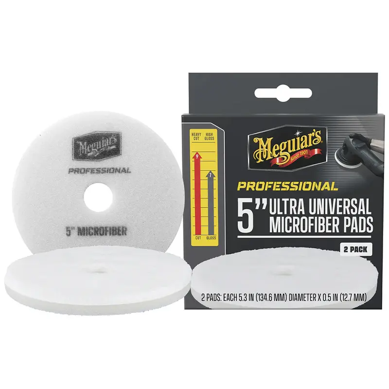Meguiar’S Pro 5-Inch Ultra Universal Microfiber Pads – 2-Pack 1